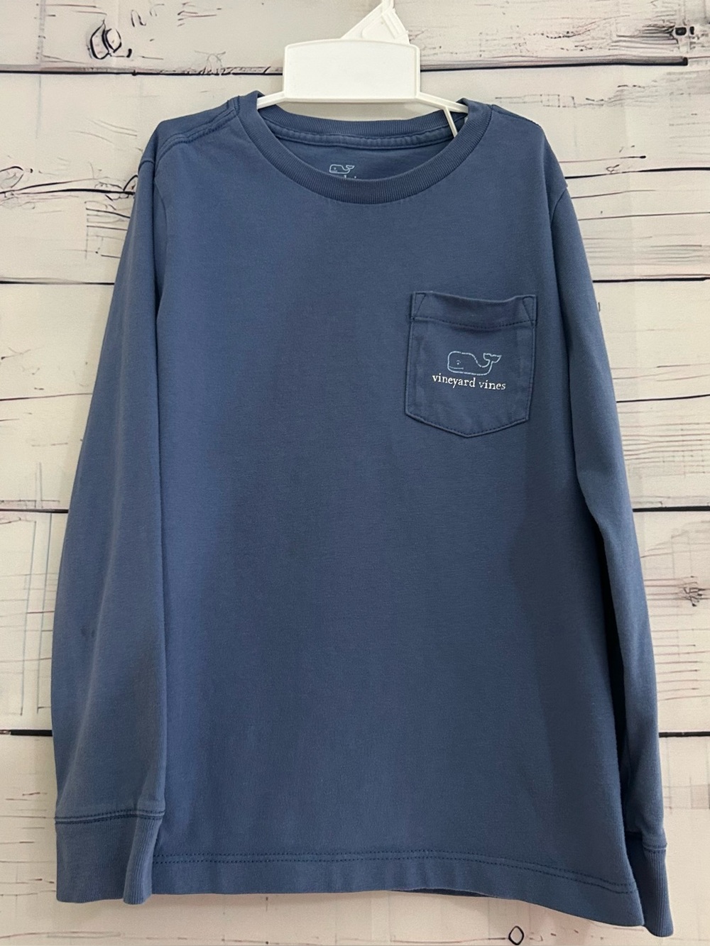 Vineyard Vines Boys Blue Whale Long Sleeve T Shirt Size 5